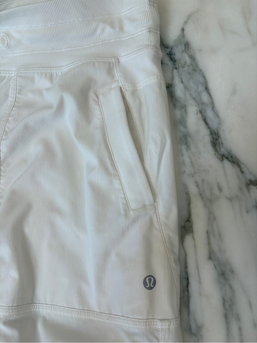 lululemon athletica White Women's Track Pants with Drawstring - Picture 5 of 7